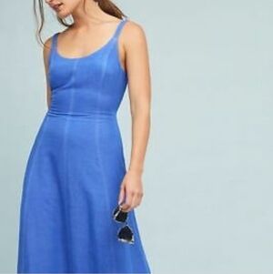 Anthro Elseby Lace Up Dress M EUC